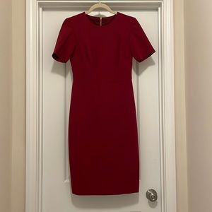 Trina Turk dark red knee length dress Size 0